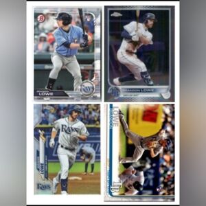 Brandon Lowe ⚾ MLB Baseball Trading Cards Lot 🔥 Tampa Bay Rays